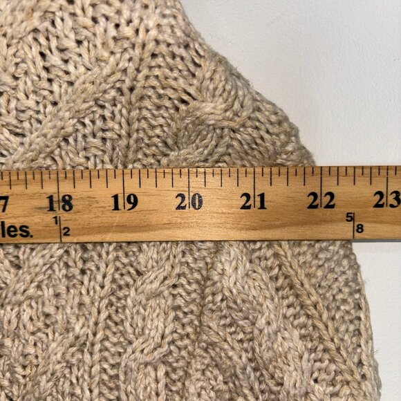 Ralph Lauren Denim & Supply Cable Knit Shawl Collar Cardigan Mens L Cotton Linen - Picture 15 of 16